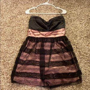 Strapless Dress with Bow